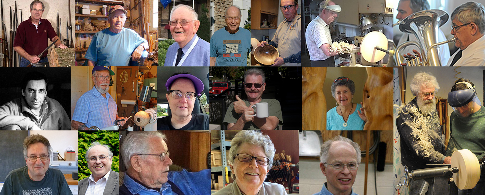 The member profiles collage